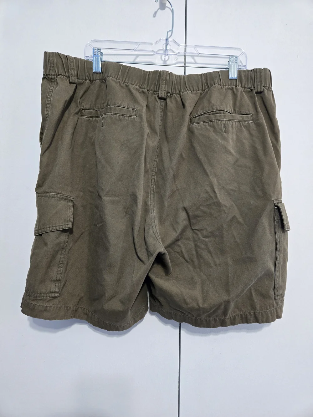 Tommy Bahama Cargo Shorts Men's XL Olive Green Drawstring Cotton